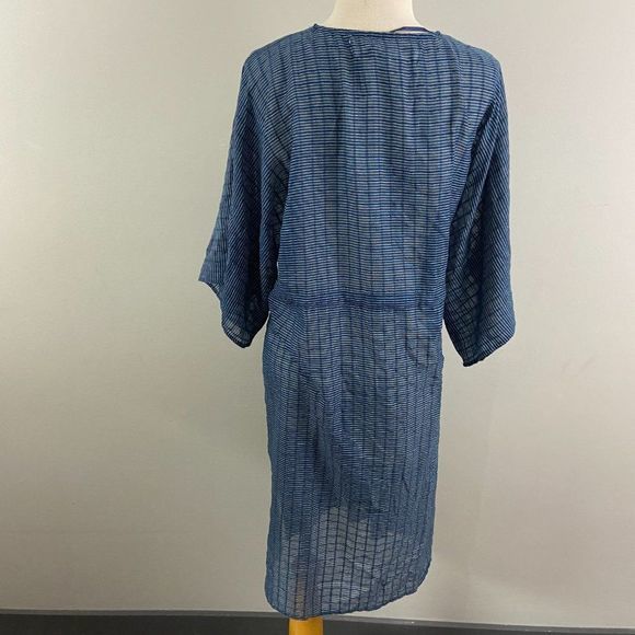 NWT TREASURE‎ & BOND Blue Pinstripe Long Open Tie Cardigan (O/S) - Picture 6 of 9